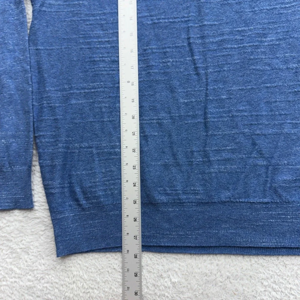 J.Crew Mens Blue‎ Cotton Slub Crewneck Raglan Sweater F9518 Size L NWT